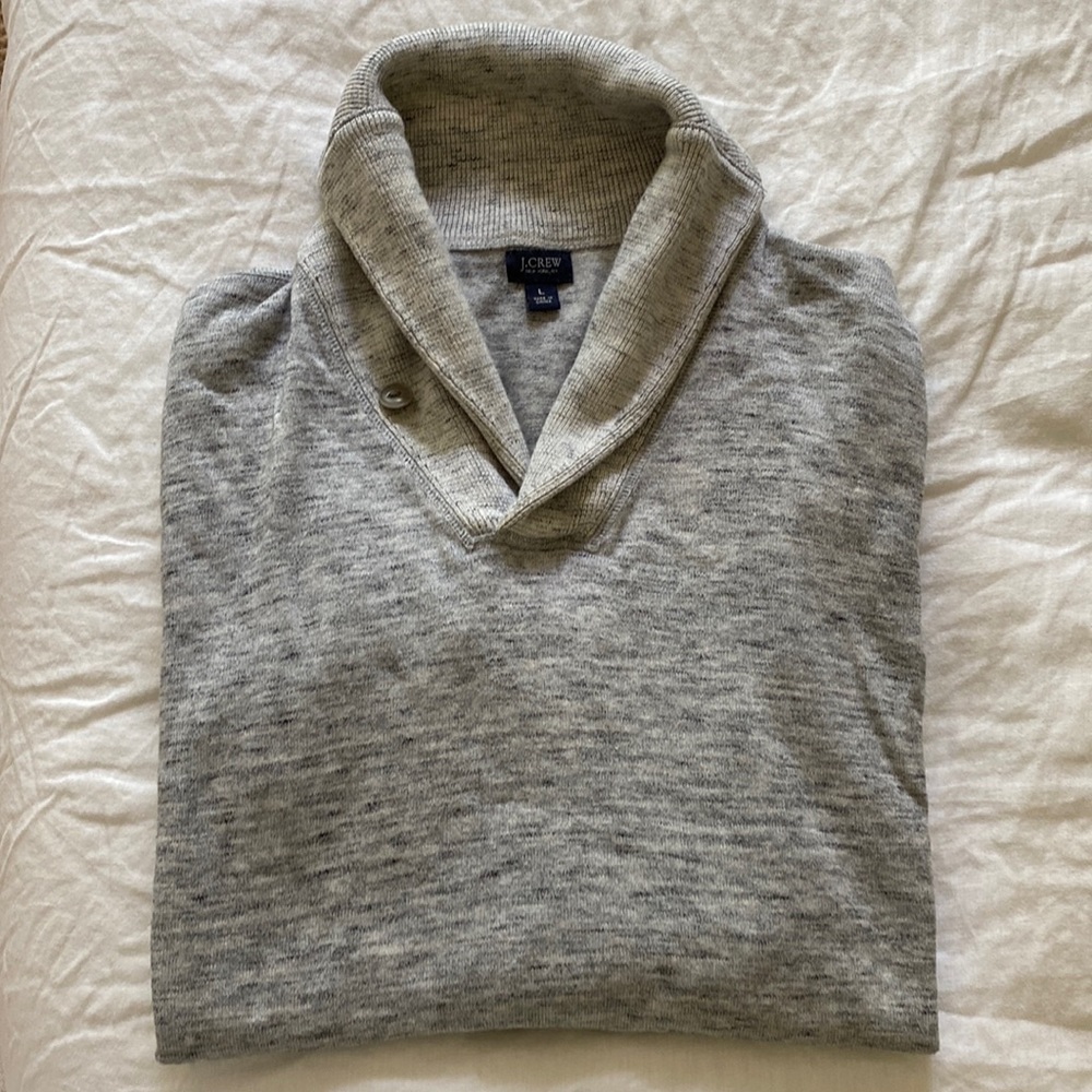 J.Crew mens cowel neck sweatshirt